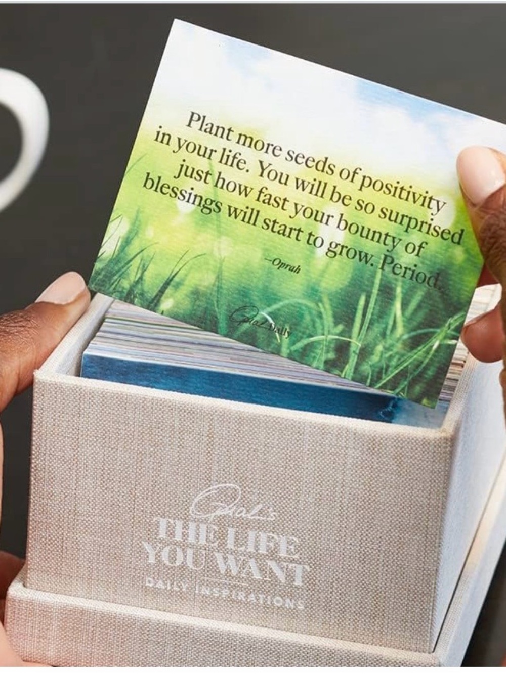 Oprah’s ‘The Life You Want’ Daily Inspirations Card Box